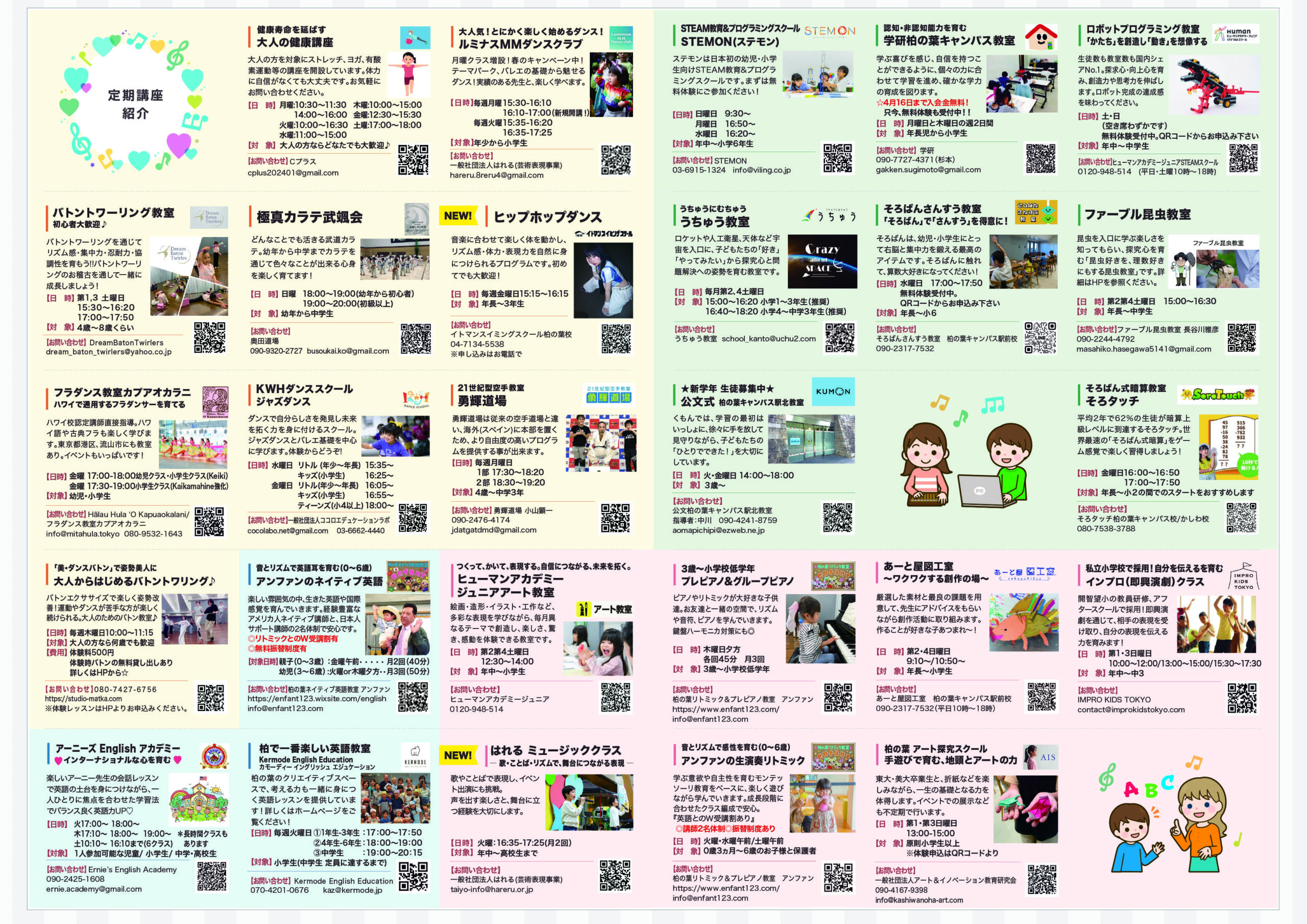 チコル通信 裏面